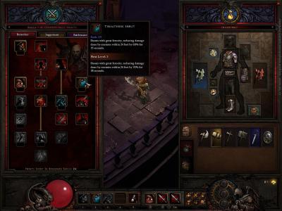 Diablo 3 интерфейс
