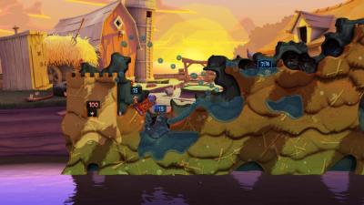 Обзор Worms: Revolution