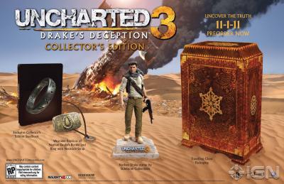 Uncharted 3 Drake Deception - содержимое Collector's Edition