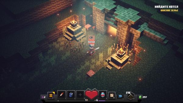 Обзор Minecraft Dungeons