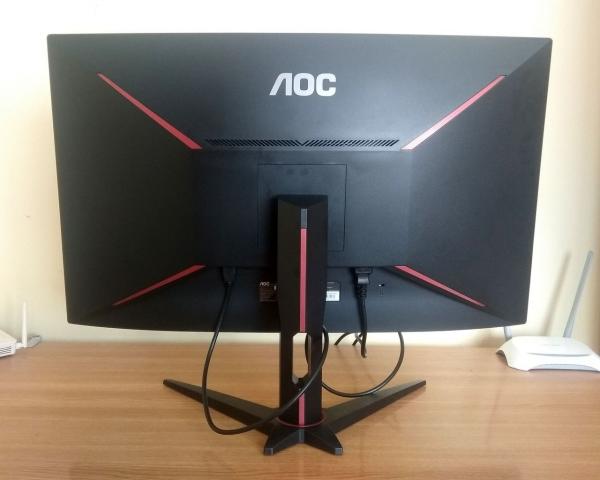 Монитор AOC CQ32G1 - вид сзади