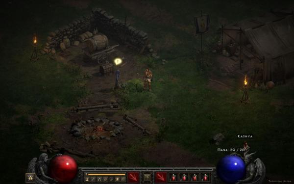 Diablo 2 Resurrected на мониторе Full HD
