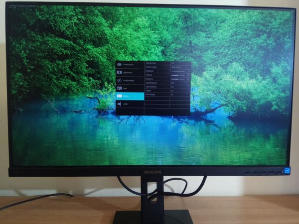 Монитор Philips 275B1 меню