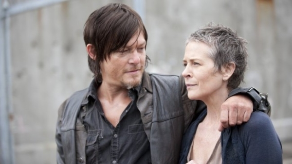 Герои Нормана Ридуса и Мелиссы Макбрайд в "Ходячих мертвецах" The Walking Dead, TV, сериал, Ходячие мертвецы