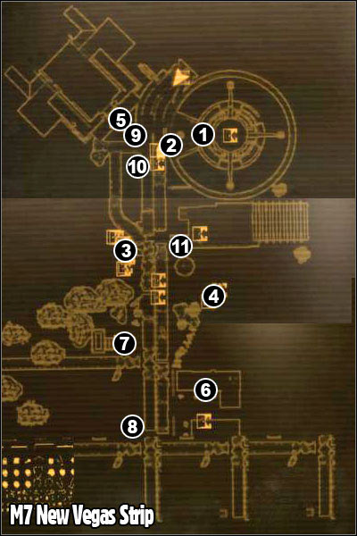 Fallout: New Vegas - карта