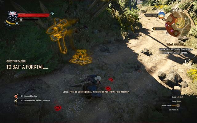 Прохождение Ведьмак 3: Дабы вилохвоста приманить - основное задание