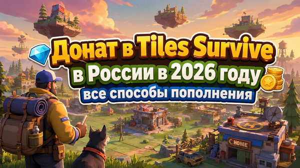 Донат в Tiles Survive в России в 2026 году: все способы пополнения Донат в Tiles Survive в России в 2026 году: все способы пополнения