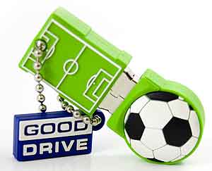 USB-flash-накопители GOODRIVE Shark и GOODRIVE Sport Football