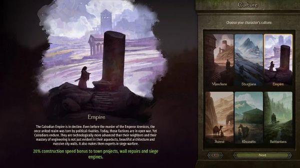 Какую культуру лучше выбрать в Mount and Blade 2 Bannerlord