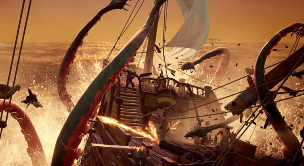 Кракен и русалки для Sea of Thieves