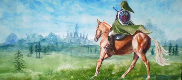 The Legend of Zelda: Breath of the Wild с лошадками The Legend of Zelda: Breath of the Wild с лошадками